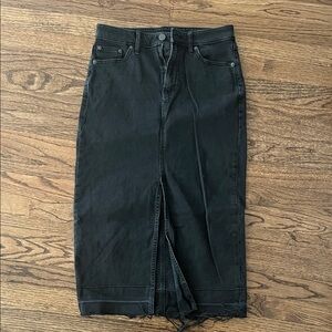 GAP Dark Gray Denim Skirt
